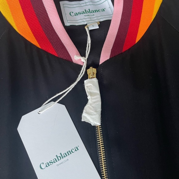 Casablanca Silk Bomber Jacket - Picture 5 of 5